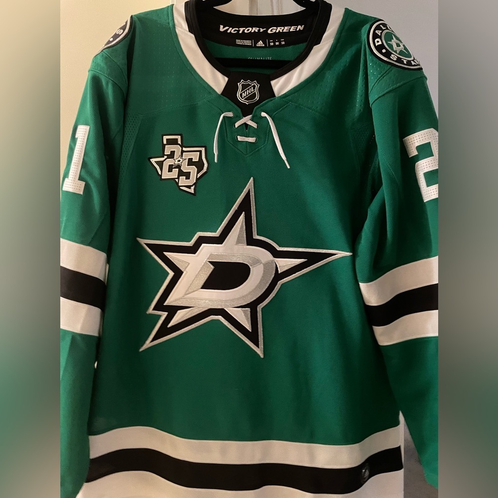 Dallas stars 25th anniversary Antoine Roussell size 50 adidas jersey